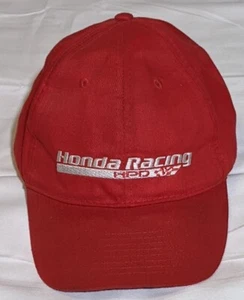 Vintage Collectible Baseball Style Red Honda Motorcycle ATV Racing Cap Hat - Picture 1 of 12