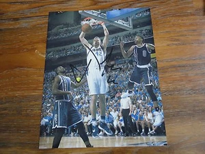 DAVID LEE SIGNED DALLAS MAVERICKS NBA PHOTO AUTO COA GOLDEN STATE WARRIORS SPURS - Picture 1 of 1