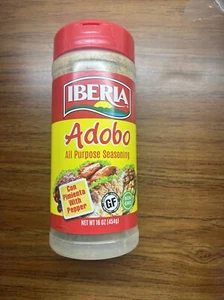 Goya Adobo All Purpose Seasoning with Pepper 16 oz - Gluten Free Powder Non GMO - Picture 1 of 4
