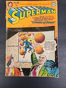 SUPERMAN 79 DC COMICS December 1952 LEX LUTHOR COVER STORY Golden Age Comic  - Picture 1 of 20