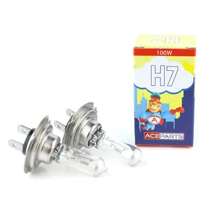 2x H7 100w Clear Standard Halogen Xenon HID Low Dip Beam Headlight Bulbs Pair - Picture 1 of 8