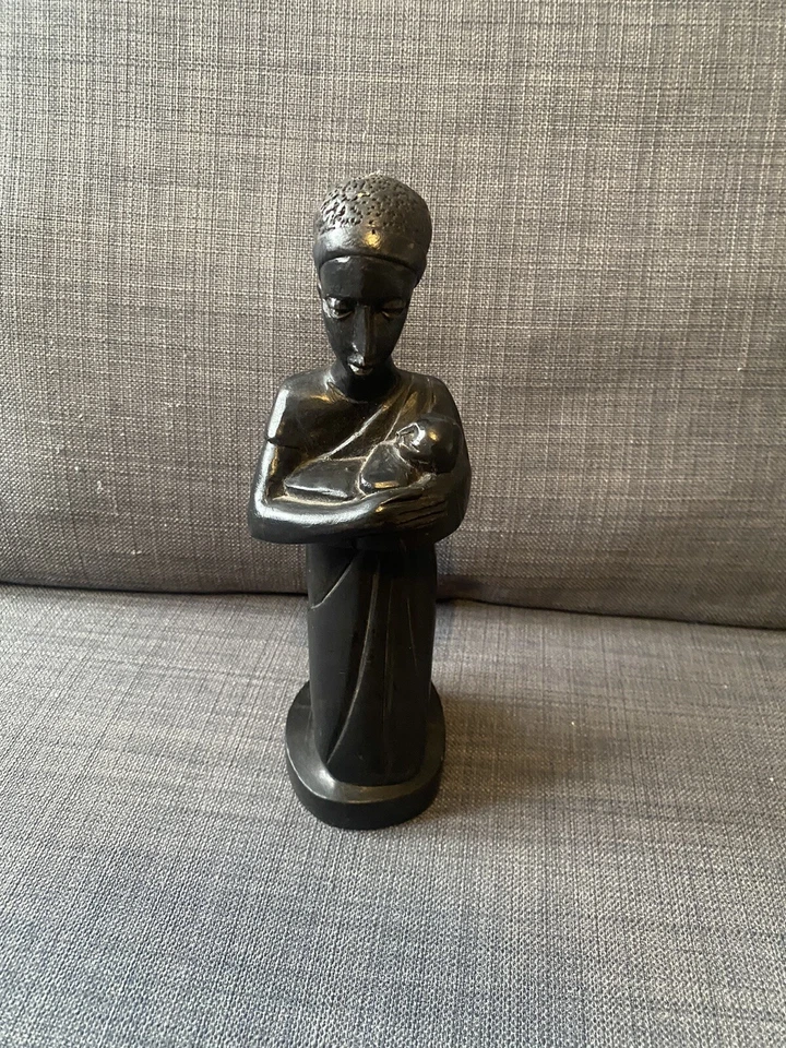 statuette africaine en bois - Photo 1/4
