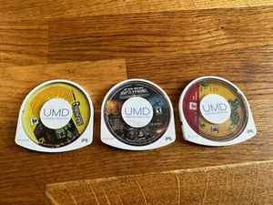 Lot Of 3 PSP Games Daxter, Star Wars Battlefront, Midway Arcade Loose Games Work - Picture 1 of 2