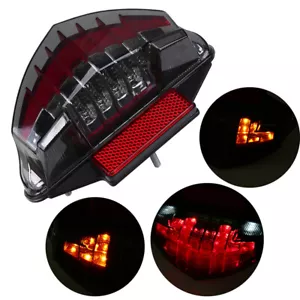 12V Motorcycle Brake Tail Light Amber/Red Fit FOR BMW F650 GS R1200GS R1200 - Picture 1 of 10