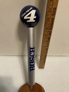 BUSCH BEER KEVIN HARVICK #4 MUSTANG NASCAR PERILLA DE CAMBIO mango de grifo de cerveza RETIRADO #4 - Imagen 1 de 16