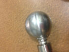 1 X Curtain Rod Metal Ball Finials - 29 Mm Rod -silver Antique Gold And Nickle
