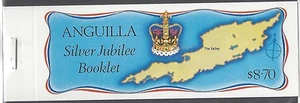 Anguilla, Scott cat. 271-274. Queen`s Anniversary Booklet - Picture 1 of 1