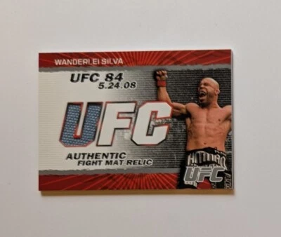 2009 Topps UFC Round 2 WANDERLEI SILVA 'The Axeman' Rookie 1st Mat Relic - Image 1 of 2