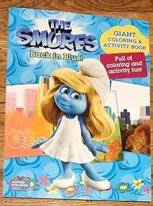Neu 2011 The Smurfs Back in Blue New York City Postkarte riesiges Malbuch - Bild 1 von 6