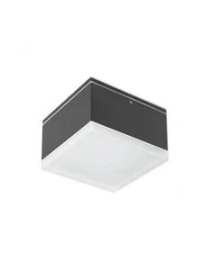 Plafoniera a led per esterno design moderno quadrato grigio RD-0511 - Imagen 1 de 2