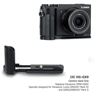 Metal Camera Hand Grip Holder Bracket for Panasonic Lumix DC-GX9 GX7 Mark III II - Image 1 of 4