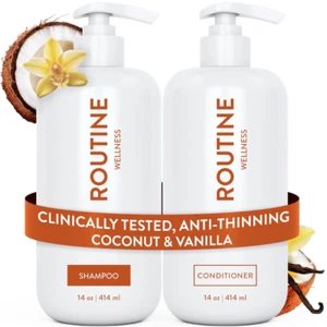 Routine Wellness Anti-Ausdünnung Shampoo und Conditioner Set für dünner werdendes Haar … - Bild 1 von 7