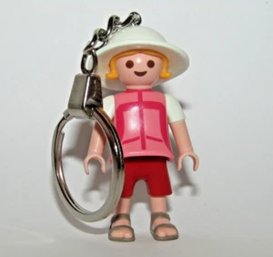 Playmobil Girl Pink Dress Keychain - 14 - girl box - Picture 1 of 3