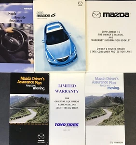 Mazda 2003 conjunto manual de 6 dueños. Manual MAZDA original.#MZ-11 - Imagen 1 de 9