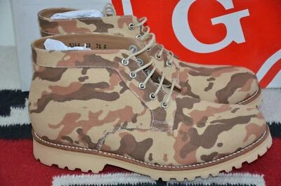 Grenson 英国制造 Herbie Vibram 鞋底迷彩帆布靴 — 第 1/4 张图片