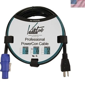 Certified 3-Foot Heavy Duty Extension Cable with Neutrik powerCON Connector - Afbeelding 1 van 2