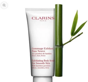 Clarins Smooth Skin Exfoliating Body Scrub W Bamboo Powers 1oz (2 PK) 2oz 60ml - Picture 1 of 4