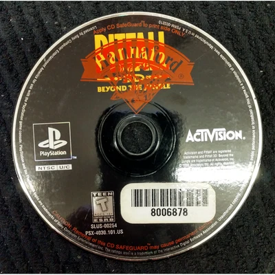 Pitfall 3D: Beyond the Jungle  (PSX,PS1) Game Only (NO Manual/Cover Art/Case) - - Image 1 of 2