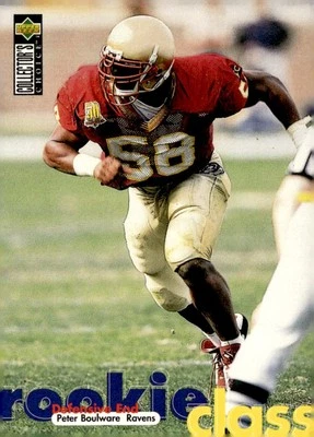 1997 Collector's Choice #4 Peter Boulware Rookie - Image 1 of 2