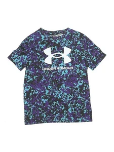 Under Armour Girls Blue Active T-Shirt S Youth - Picture 1 of 2