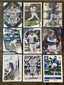 SEIYA SUZUKI Lot of 9 RCs! 2022 Gallery, Flagship, Mosaic, Platinum,++ CUBS!! - Picture 1 of 2