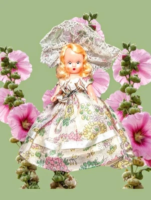 NANCY ANN LIBRO DE CUENTOS Muñecas del Día Serie Bonnie #186 Sunday Sabbath Flowers Foto 1 de 4