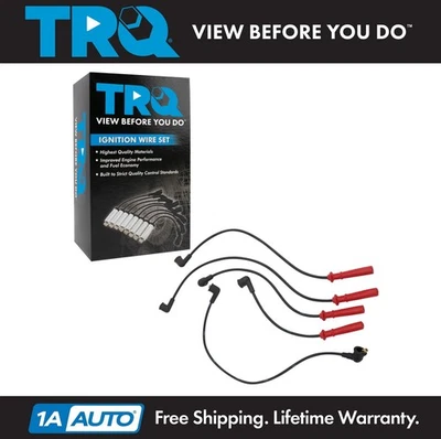Juego de cables de bujía TRQ para camioneta Nissan 240SX 1996-1997 1989-1990 Foto 1 de 4