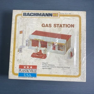 Bachmann #2807 Ho Plasticville Gas Station Building Kit Sealed - Picture 1 of 3