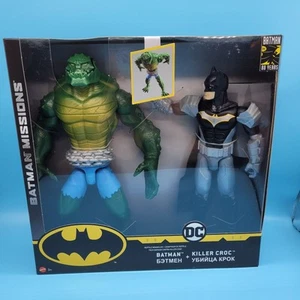 DC Comics Batman Missions Reptile Wrangler Vs Killer Croc Figures 2-Pack SEALED - Picture 1 of 24