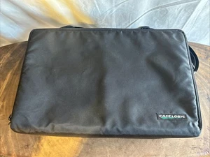 Case Logic Portable Black Nylon 60 CD Carry Case Storage Holder VTG - Picture 1 of 9