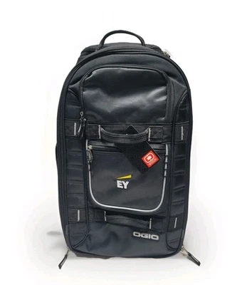 Ogio Pull Through Rolling 22" Travel Bag Black Carry-on Black Luggage Wheeled  - Image 1 of 4