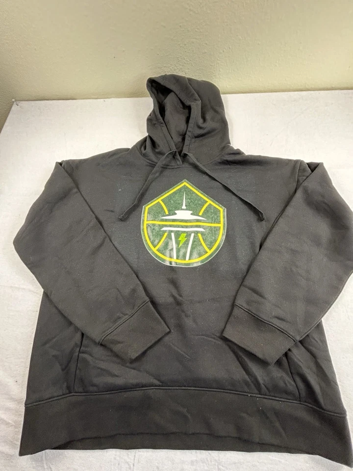 Sudadera con Capucha Negra Seattle Sounders FC Fanatics Marca Talla Lg Mujer Nueva Foto 1 de 4