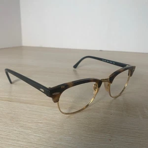 Occhiali da vista Ray Ban RB5154 5494 Clubmaster montatura tartaruga solo 49-21-140 LEGGI - Foto 1 di 13