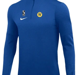 NIKE Men's NBA Santa Cruz Warrirors 1/4 Zip Long Sleeve Pullover, NWOT - Picture 1 of 10
