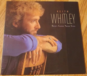KEITH WHITLEY-Don't Close Your Eyes~RARE ORIG.1988 RCA Vinyl LP~COUNTRY~6494-1-R - Picture 1 of 4