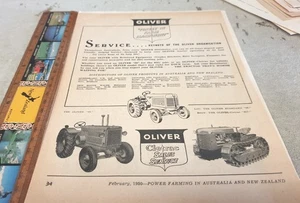 OLIVER 1950 TRACTORES DE RUEDAS Y ORUGAS anuncio de ventas australiano - Imagen 1 de 1