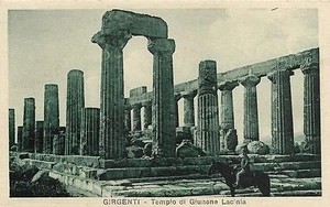 Girgenti (Agrigento) Tempio di Giunone Lacinia f.p. - Foto 1 di 1