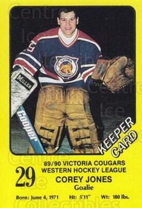 1989-90 Victoria Cougars #20 Corey Jones