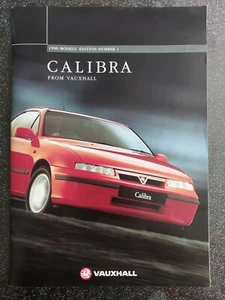 OPEL VAUXHALL CALIBRA 1996 CATALOGUE, BROCHURE, PROSPEKT FOLDER, 09/1995, UK 39p - Bild 1 von 10