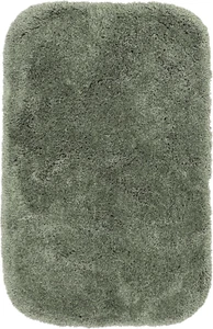 Finest Luxury Green Deep Fern 24 In. X 40 In. Ultra Plush Washable Bath Rug -Sof - Picture 1 of 6