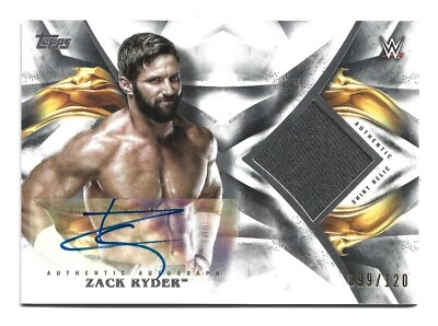Zack Ryder AUTOGRAPH /120 2019 Topps WWE Undisputed AUTO Wrestling NXT TNA AEW - Image 1 of 2