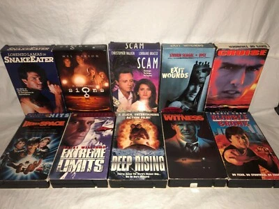 10 Classic VHS Movies, Rumble in the Bronx, Exit Wounds, Signs, Days of Thunder - Image 1 of 4