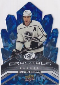 21/22 UD ICE DUSTIN BROWN CRYSTALS INSERT #24