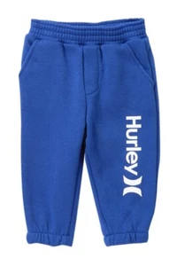 Hurley Infant Toddler Boy's 18M Blue Logo Sweatpants Bottoms Pants Core Joggers - Picture 1 of 2