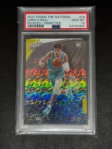 Convención Nacional Panini 2021 - Balón LaMelo - Disquetes Prizm/25 RC PSA 10 - Imagen 1 de 1