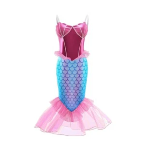 Toddler Girls Mermaid Cosplay Costume Ariel Princess Children's C - Picture 1 of 7
