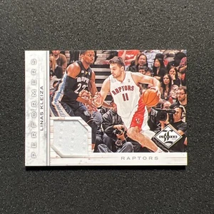 2012-13 Panini Limited LINAS KLEIZA #19 Performers JERSEY CARD 011/199 - RAPTORS - Picture 1 of 4