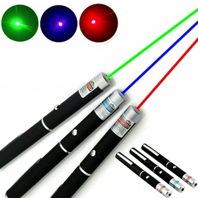 Laserpointer Grün Rot Reichweite EXTREM STARK / SEHR HELL 1mW Akku DE - Bild 1 von 4