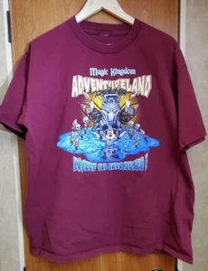 Camiseta De Colección Walt Disney World 90 XL Adventureland Espera lo Inesperado RARA - Imagen 1 de 4