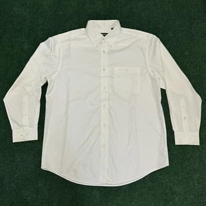 Vintage Orvis White Button Up Down Dress Shirt Men's Size Large - Picture 1 of 6